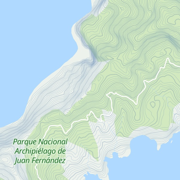 Map of Cerro Tres Puntas