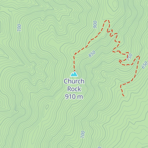 Map of Church Rock