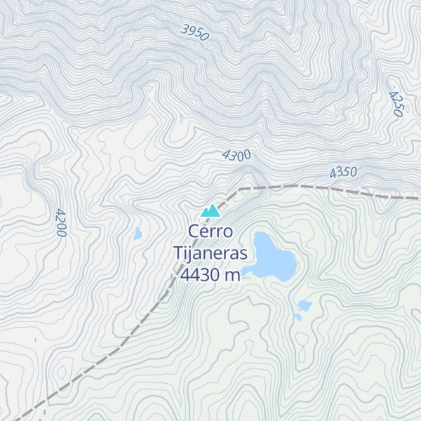 Map of Cerro Tijaneras