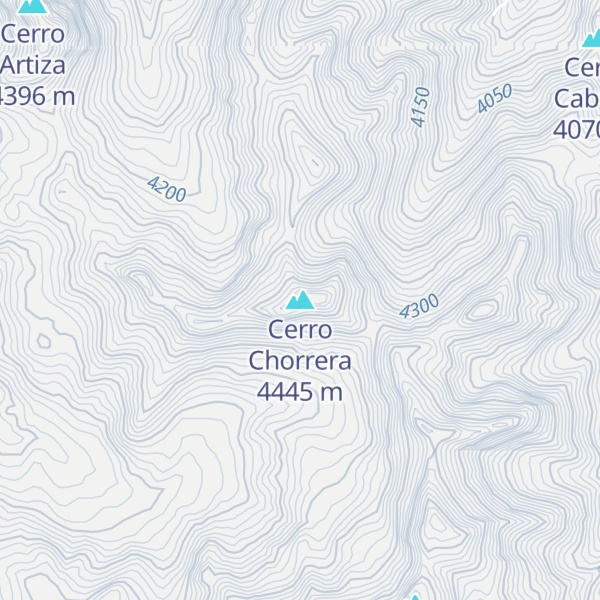 Map of Cerro Chorrera