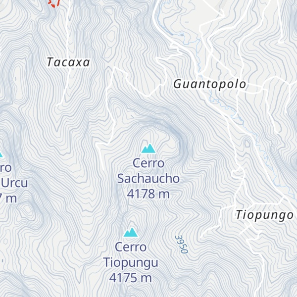 Map of Cerro Sachaucho