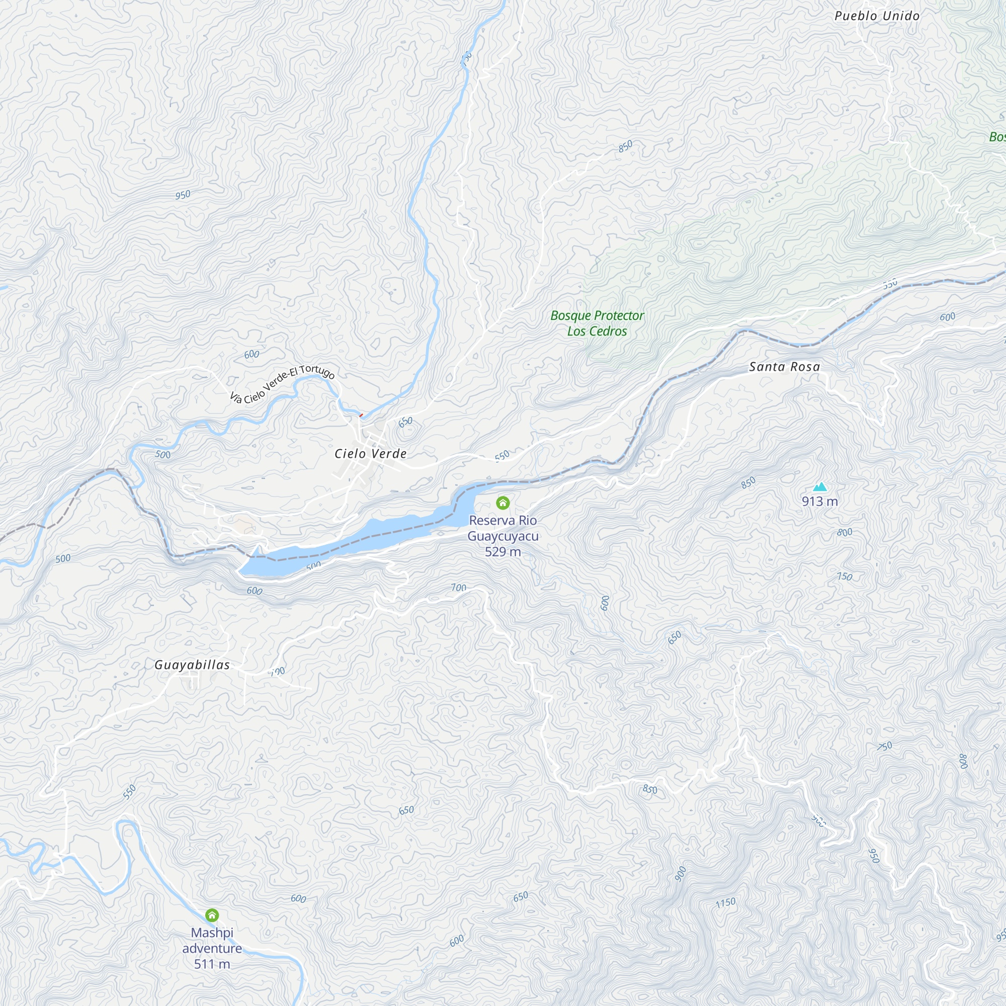 Reserva Rio Guaycuyacu map