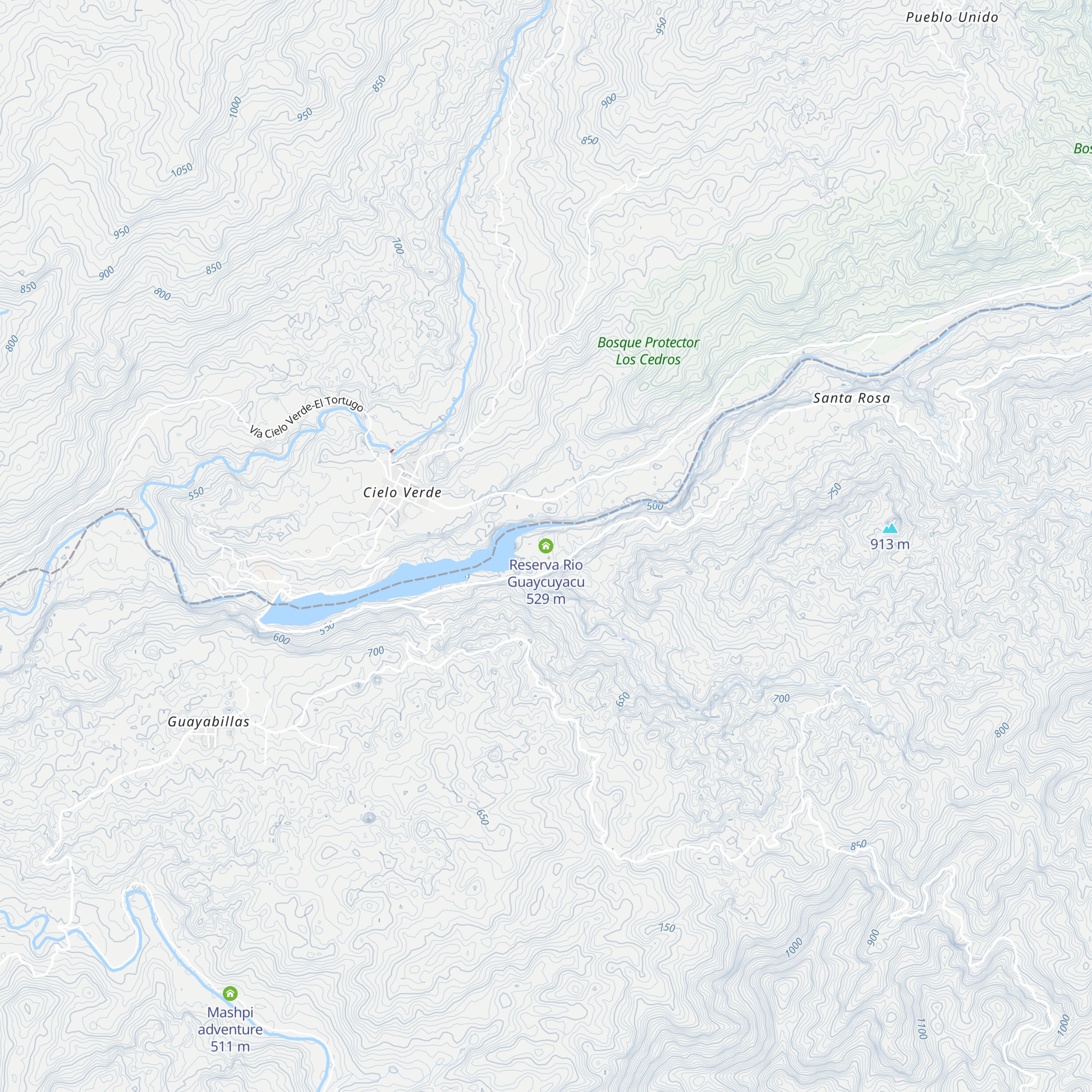 Reserva Rio Guaycuyacu map