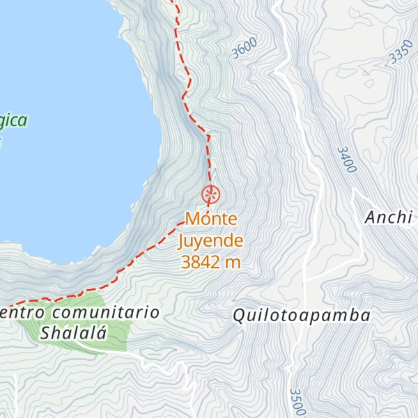 Map of Monte Juyende (3930)