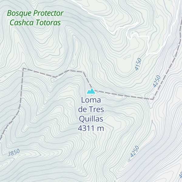 Map of Loma de Tres Quillas