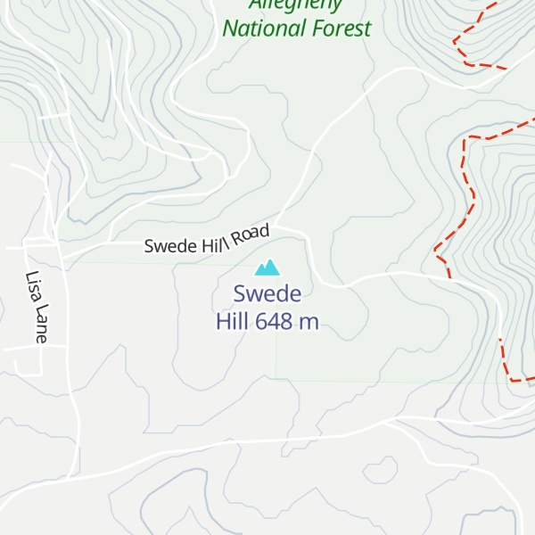 Map of Swede Hill