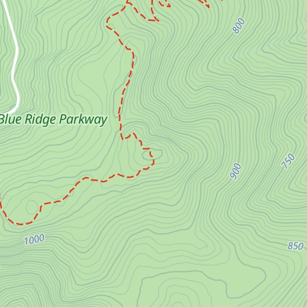 Map of Humpback Mountain
