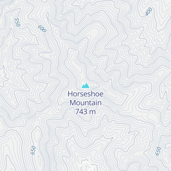 Map of Horseshoe Mountain