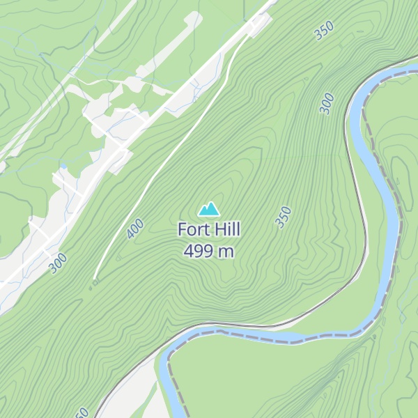 Map of Fort Hill
