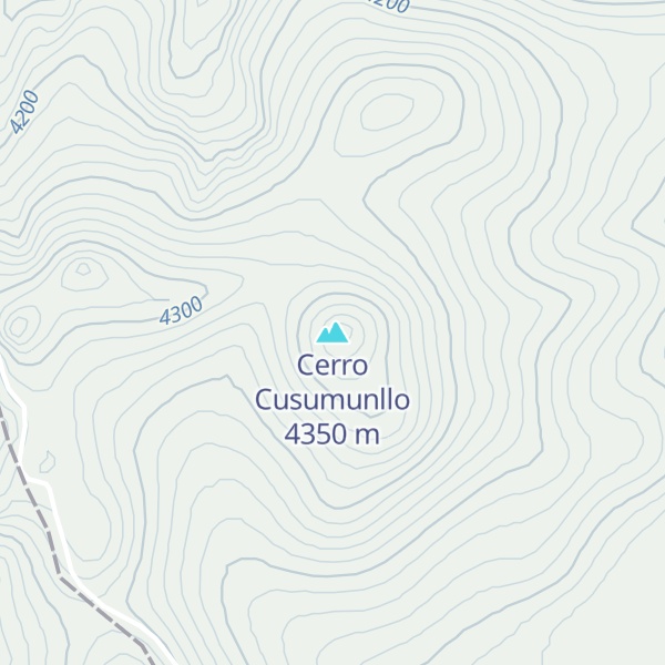 Map of Cerro Cusumunllo