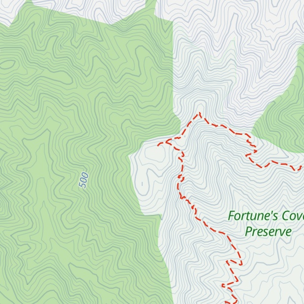 Map of High Top Mountain