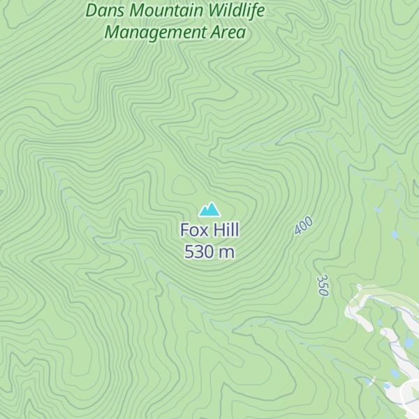 Map of Fox Hill