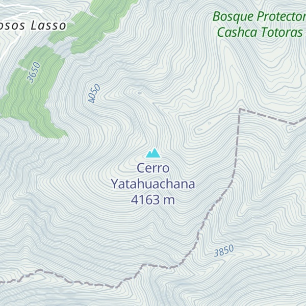 Map of Cerro Yatahuachana