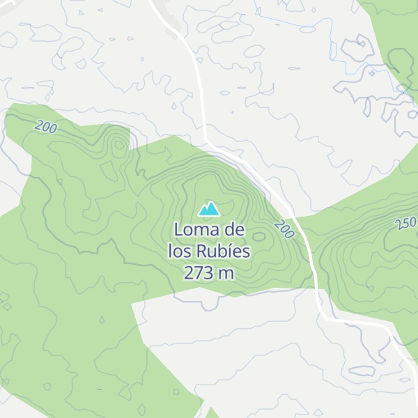 Map of Loma de los Rubíes