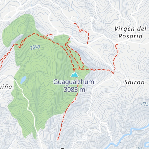 Map of Guagualzhumi