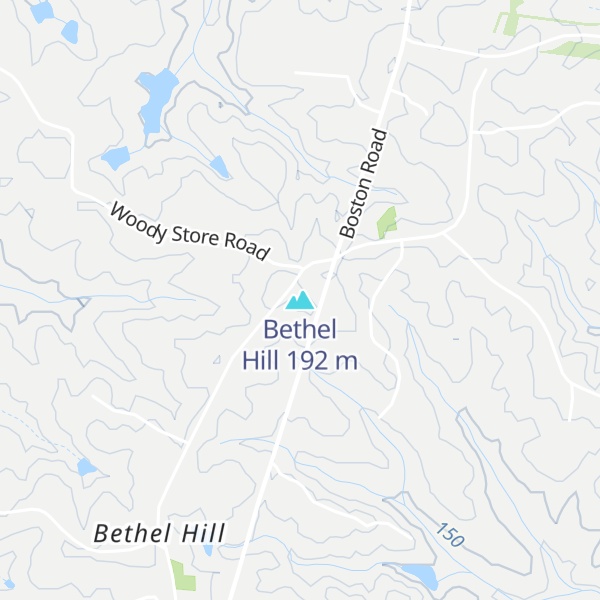Map of Bethel Hill