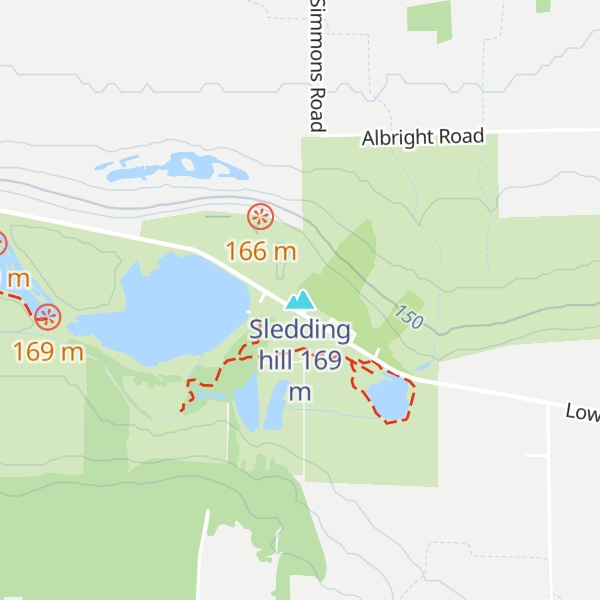 Map of Sledding hill