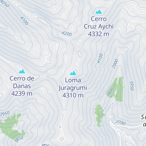 Map of Loma Juragrumi