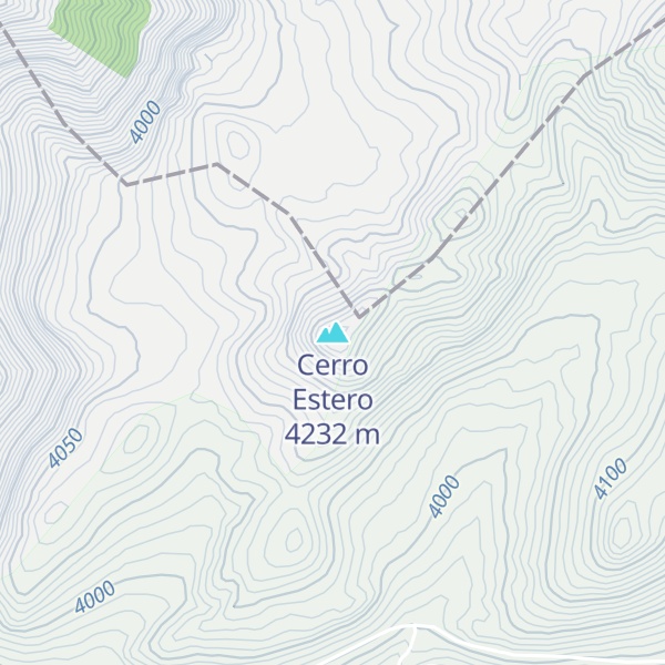 Map of Cerro Estero
