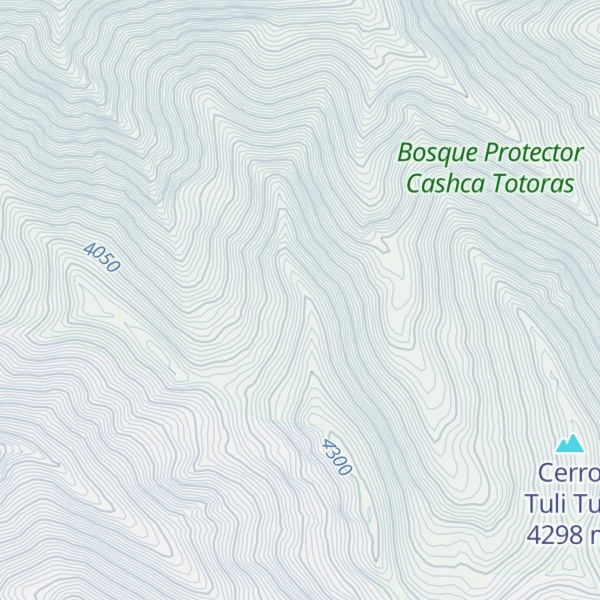 Map of Loma Rumipamba