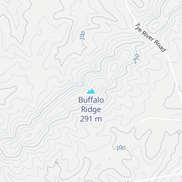 Map of Buffalo Ridge