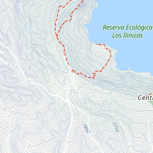 Map of Quilotoa