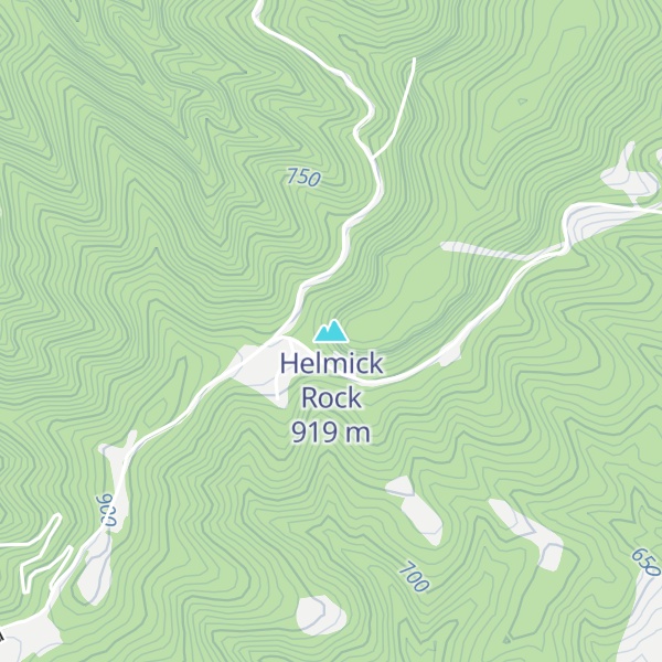 Map of Helmick Rock