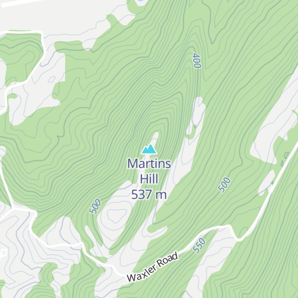 Map of Martins Hill