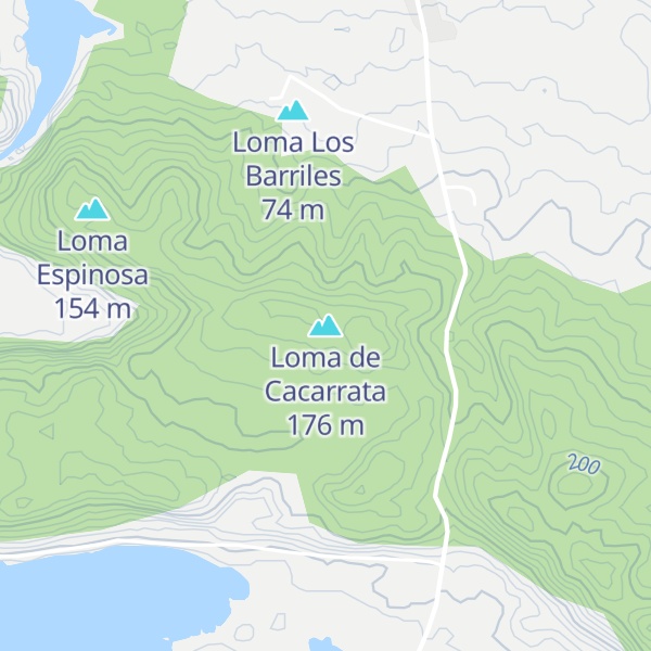 Map of Loma de Cacarrata