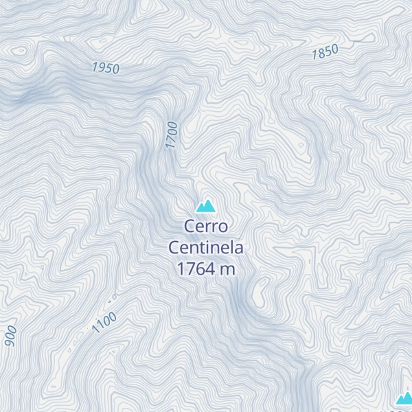 Map of Cerro Centinela