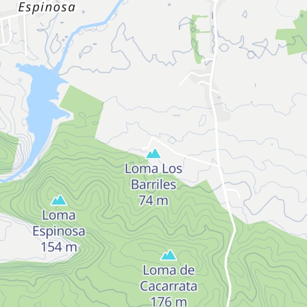 Map of Loma Los Barriles