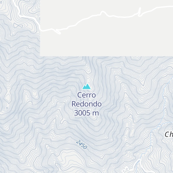 Map of Cerro Redondo