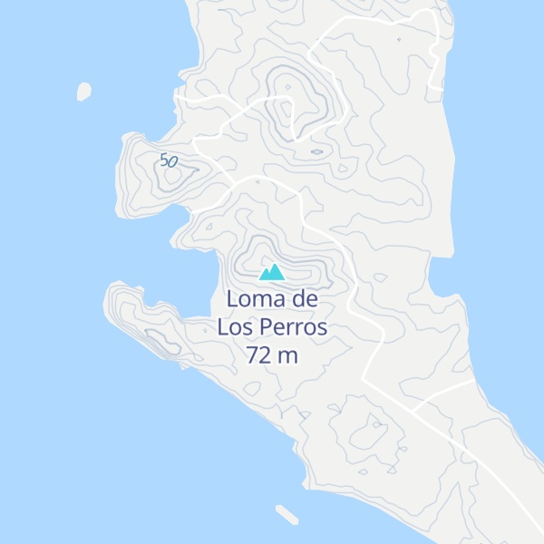 Map of Loma de Los Perros