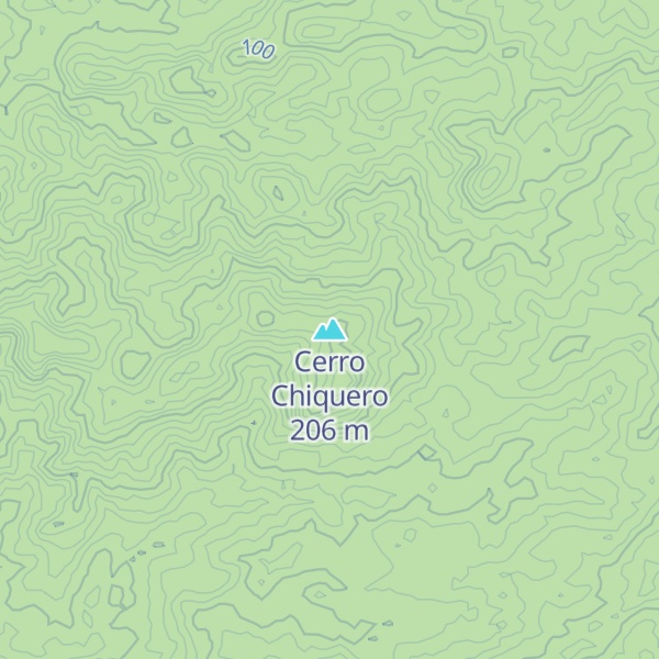 Map of Cerro Chiquero