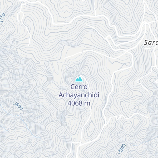 Map of Cerro Achayanchidi