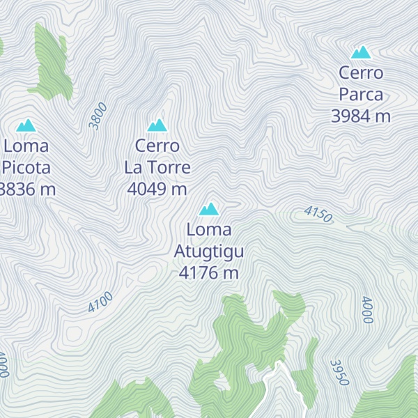 Map of Loma Atugtigu