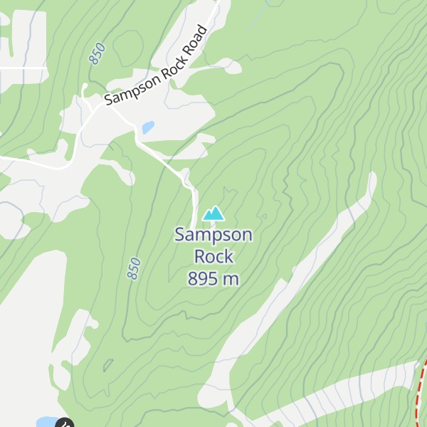 Map of Sampson Rock