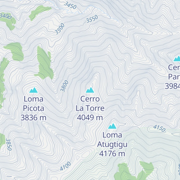Map of Cerro La Torre