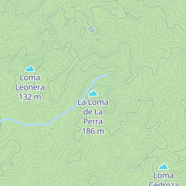 Map of La Loma de La Perra