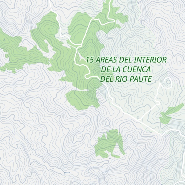 Map of Cerro Saninga