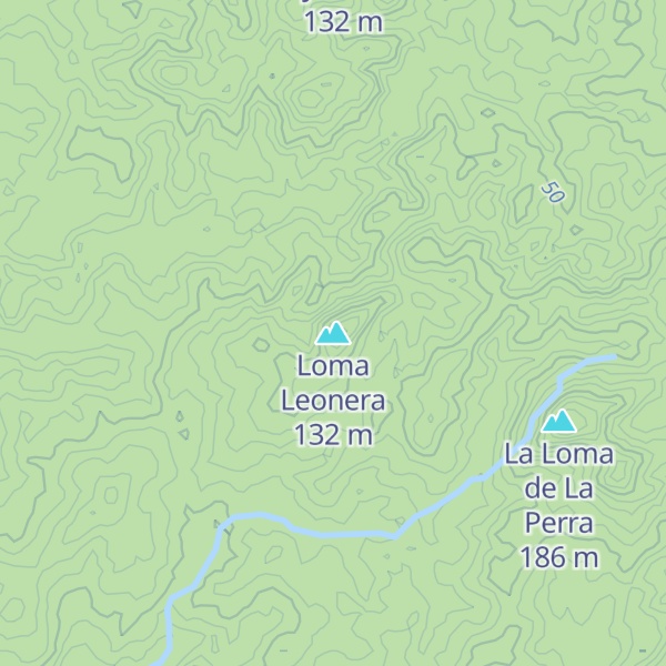 Map of Loma Leonera