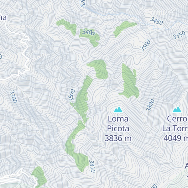 Map of Loma Macarrón