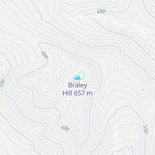 Map of Braley Hill