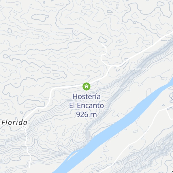 Map of Hostería El Encanto