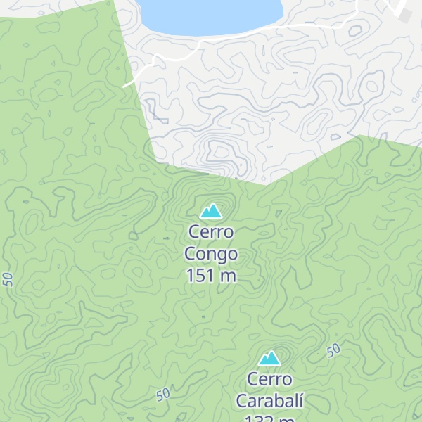 Map of Cerro Congo