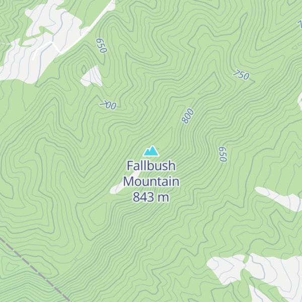 Map of Fallbush Mountain