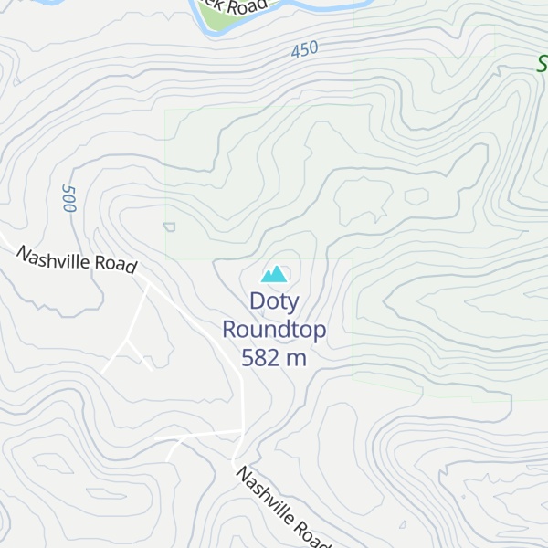 Map of Doty Roundtop