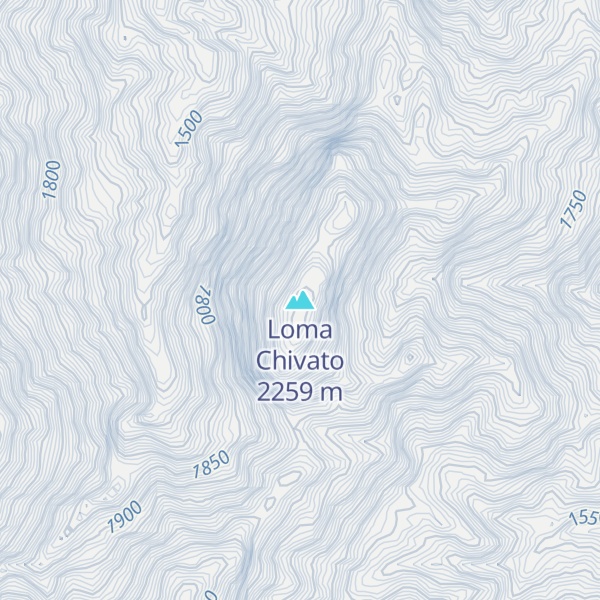Map of Loma Chivato