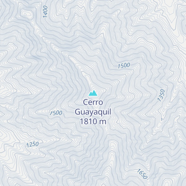 Map of Cerro Guayaquil