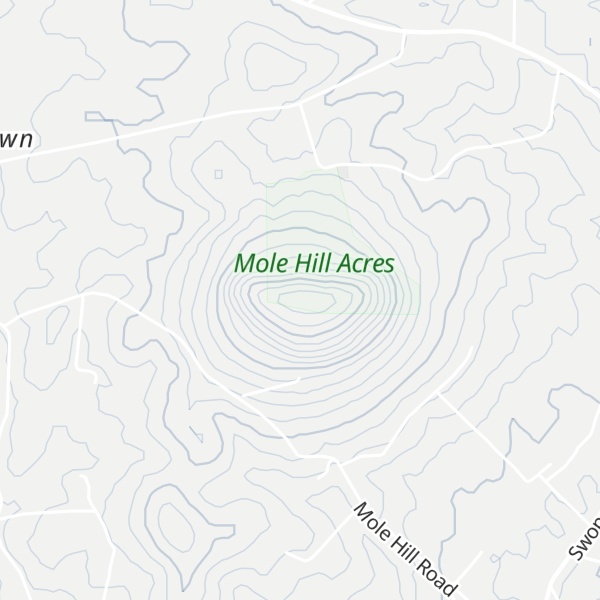 Map of Mole Hill